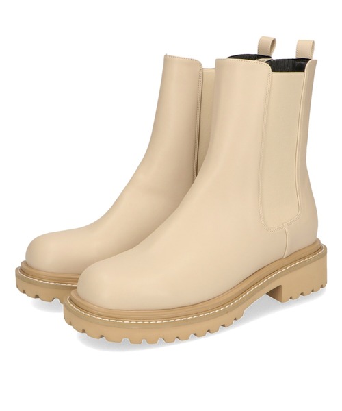 ORiental TRaffic（オリエンタルトラフィック）の「厚底 スクエアトゥ チェルシー ブーツ 31410（ブーツ・レディース・ブラウン/ブラック/ホワイト・LL/S/SS/L/3L/M）」の9枚目の写真