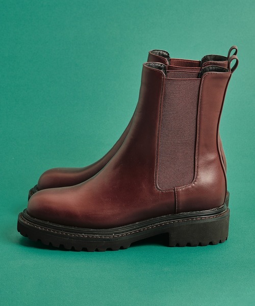 ORiental TRaffic（オリエンタルトラフィック）の「厚底 スクエアトゥ チェルシー ブーツ 31410（ブーツ・レディース・ブラウン/ブラック/ホワイト・LL/S/SS/L/3L/M）」の21枚目の写真