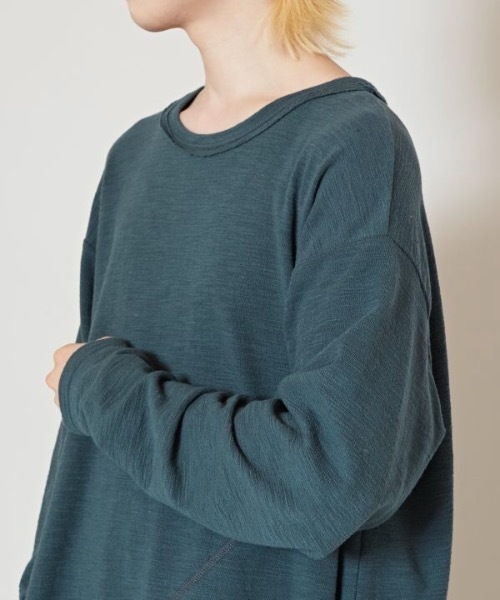 チャイハネ（チャイハネ）の「【チャイハネ】ロロムMEN'Sトップス（Tシャツ/カットソー・メンズ・オフホワイト/グリーン/ブラック/ブラウン/ライトグレー・FREE）」の9枚目の写真