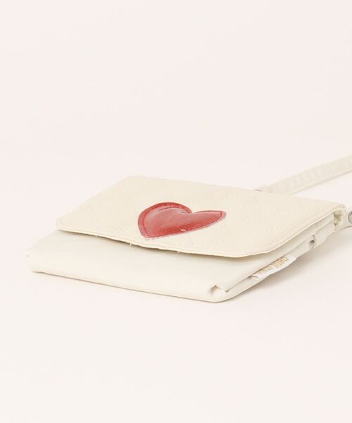 petit main（プティマイン）の「２ＷＡＹ移動ポケット（ショルダーバッグ・キッズ・アイボリー/ブラック・FREE）」の4枚目の写真