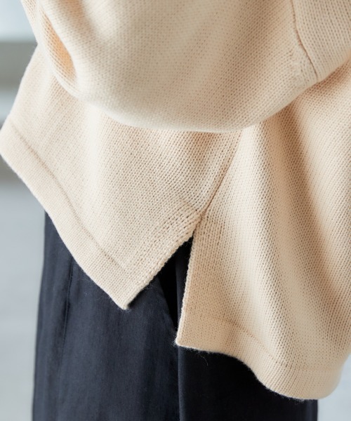 miclat（ミクラ）の「大きいサイズ　ニットパーカー　miclat（ニット/セーター・レディース・ブラック/ベージュ・L/LL/3L/4L/5L）」の11枚目の写真