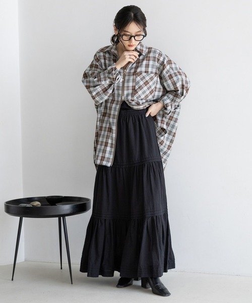 RAGEBLUE（レイジブルー）の「コットンレースロングスカート（スカート・レディース・ホワイト/ブラック/ブルー/ホワイト系その他/ブラック系2/ホワイト系2/グレー/ブルー系その他3/ブラウン系・FREE）」の22枚目の写真