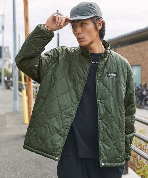 GERRY（ジェリー）の「GERRY/ジェリー 別注 オーバーサイズ 撥水ナイロンキルティング スタンドブルゾン（ブルゾン・メンズ・ブラック/カーキ/ベージュ/オフホワイト・M/L）」の20枚目の写真