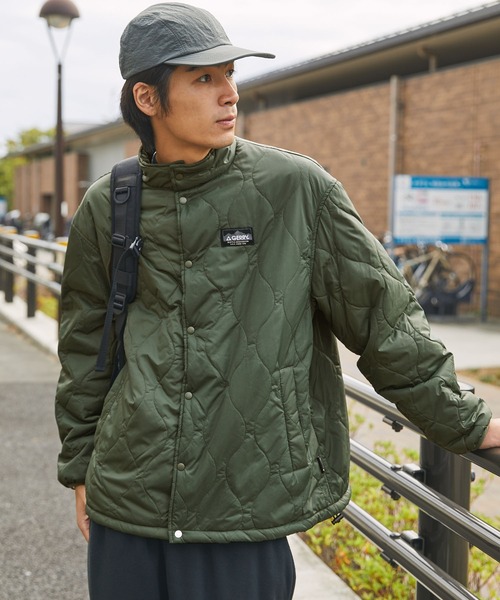 GERRY（ジェリー）の「GERRY/ジェリー 別注 オーバーサイズ 撥水ナイロンキルティング スタンドブルゾン（ブルゾン・メンズ・ブラック/カーキ/ベージュ/オフホワイト・M/L）」の22枚目の写真