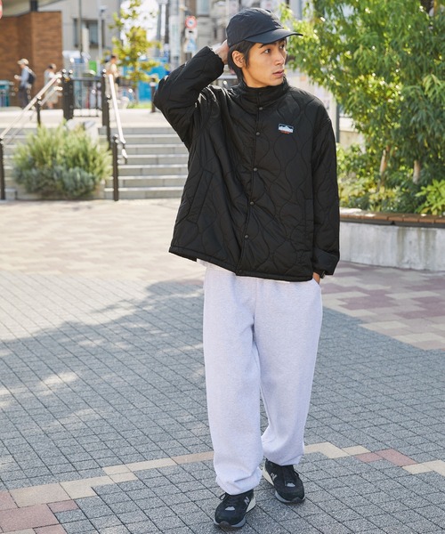 GERRY（ジェリー）の「GERRY/ジェリー 別注 オーバーサイズ 撥水ナイロンキルティング スタンドブルゾン（ブルゾン・メンズ・ブラック/カーキ/ベージュ/オフホワイト・M/L）」の18枚目の写真