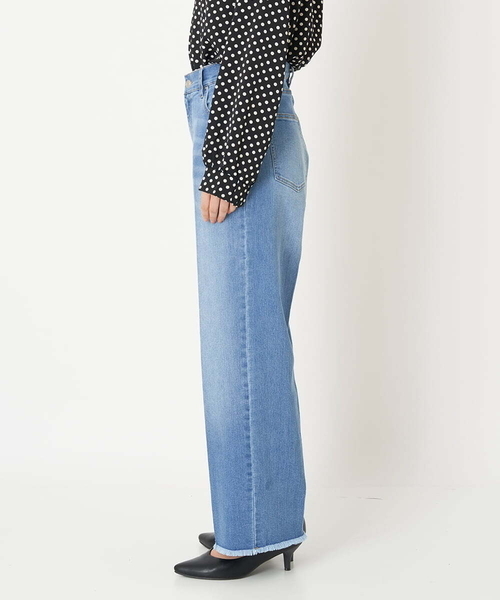 a.v.v（アーヴェヴェ）の「ストレートデニム（デニムパンツ・レディース・ブルー/チャコールグレー・38/40/42/36/34）」の16枚目の写真