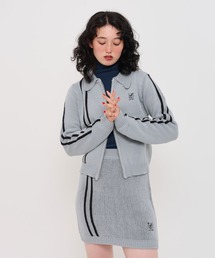 TINA:JOJUN | トラック ニットミニスカート TINA:JOJUN(スカート)