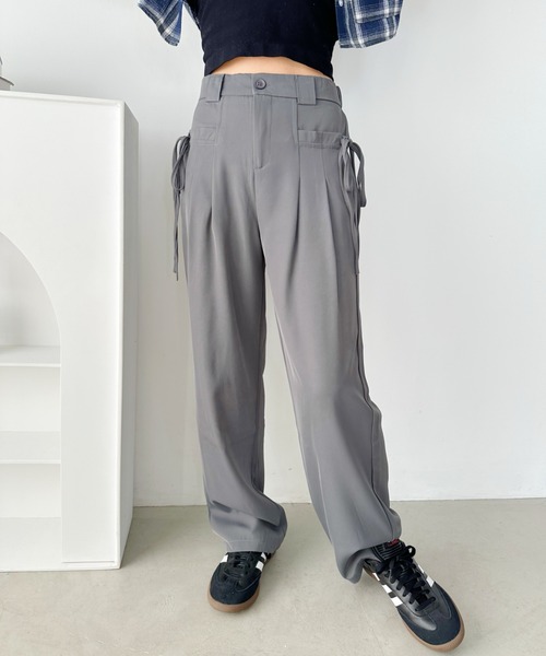 SUITROOM(スーツルーム)★ ハイウエストスラックス Suitroom パンツ・ボトムス(メンズ) - 海外通販のBUYMA
