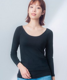 WING（ウイング）の「「綿の贅沢オーガニック」あったかインナー　8分袖（インナーウェア/肌着・レディース）」