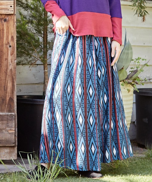 チャイハネ（チャイハネ）の「【チャイハネ】ネティーラワイドパンツ（その他パンツ・レディース・ブラック×グリーン/イエロー系その他/レッド/ターコイズブルー/ブルー/レッド系その他/グリーン系その他/イエロー・FREE）」の5枚目の写真