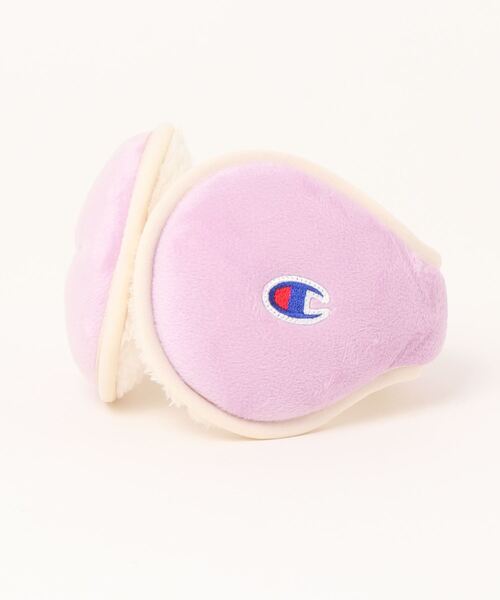 Champion（チャンピオン）の「champion / kids ベロアイヤーマフ / 429-0013（イヤーマフ・キッズ・ブラック/パープル/ネイビー/ミント・FREE）」の2枚目の写真