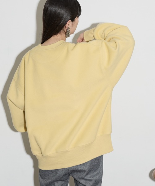 THE YOn(ザヨン)の「アート刺繍ブラッシュドジャージープルオーバー(スウェット・レディース・グレー/イエロー/チャコールグレー/アイボリー・FREE)」の21枚目の写真