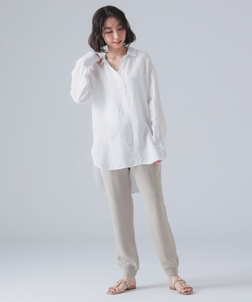 Room no.8（ルームエイト）の「ROOM NO.8 × EFFE BEAMS / 別注 カーゴパンツ（その他パンツ・レディース・ブラック/ベージュ・1/2）」の3枚目の写真