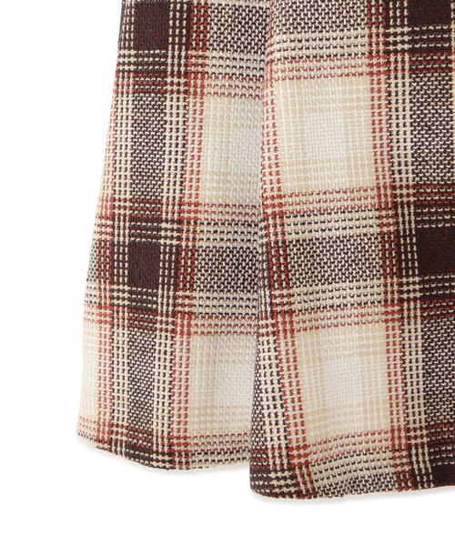 JILL by JILL STUART(ジルバイジルスチュアート)の「◇ループチェックミディスカート(スカート・レディース・ピンク/ブラック・SMALL/MEDIUM)」の6枚目の写真