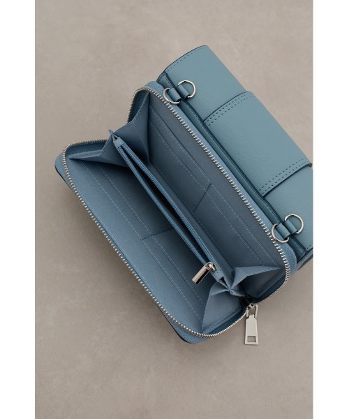 シルバー Avenue ウォレットバッグ AZモチーフウォレットバッグ(ハンドバッグ)|AZUL BY MOUSSY