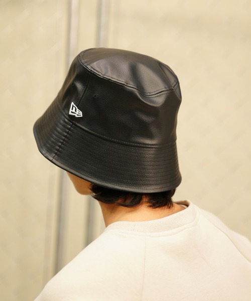 ★送料・関税込★NEW ERA★SYNTHETIC LEATHER SALOR BRIM BUCKET New Era SYNTHETIC LEATHER SALOR BRIM BUCKET HAT, BLACK | eBay