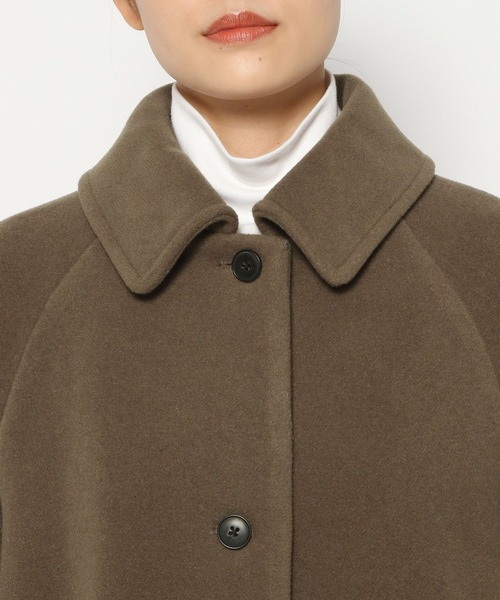 【希少3XL】BURBERRY LONDON メリノウール スタンドカラーコート セール】メリノウールステンコート 906737（ノーカラーコート