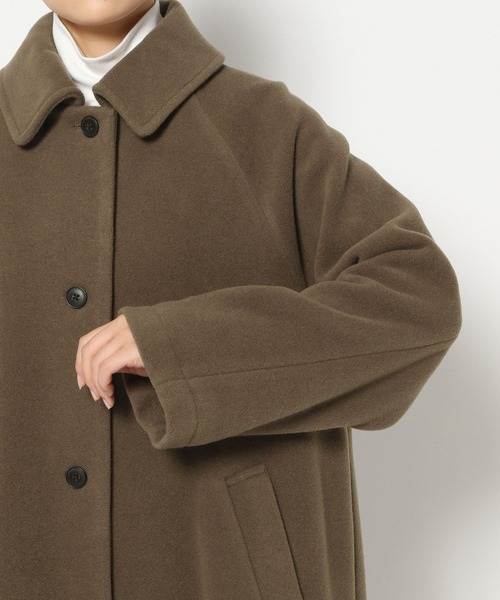 LOWRYS FARM(ローリーズファーム)の「メリノウールステンコート 906737(ノーカラーコート・レディース・ブラウン/ブラック/ブラウン系その他・FREE)」の13枚目の写真