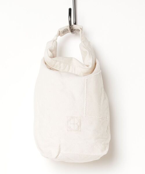 hobo(ホーボー)の「【hobo / ホーボー】ROLL TOP BAG DUCK CANVAS VINTAGE WASH(ハンドバッグ・メンズ・ナチュラル・FREE)」の9枚目の写真