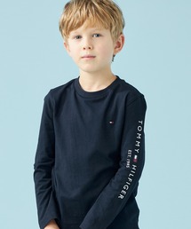   総柄 Tシャツ キッズ トミーヒルフィガー 男の子 TOMMY HILFIGER 総柄 Tシャツ キッズ トミーヒルフィガー 男の子