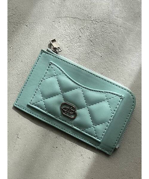 EMODA(エモダ)の「キルティングカードケース(カードケース・レディース・ミント/シルバー/ブラック/イエロー・FREE)」の8枚目の写真