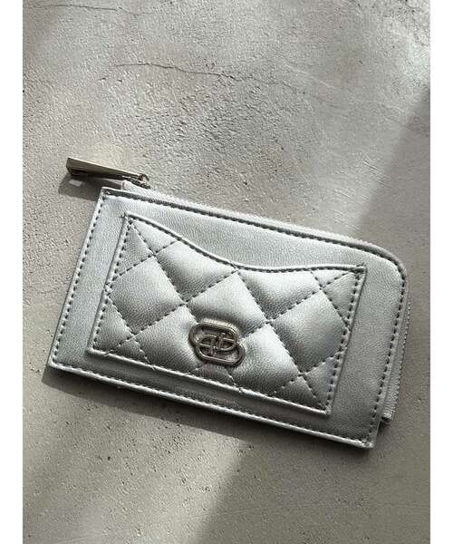 EMODA(エモダ)の「キルティングカードケース(カードケース・レディース・ミント/シルバー/ブラック/イエロー・FREE)」の9枚目の写真