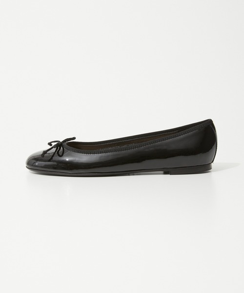 FABIO RUSCONI（ファビオルスコーニ）の「FABIO RUSCONI BALLET SHOES ファビオルスコーニ バレエシューズ フラット レザー パンプス（パンプス・レディース・ブラック/シルバー・39/38/37/36）」の6枚目の写真