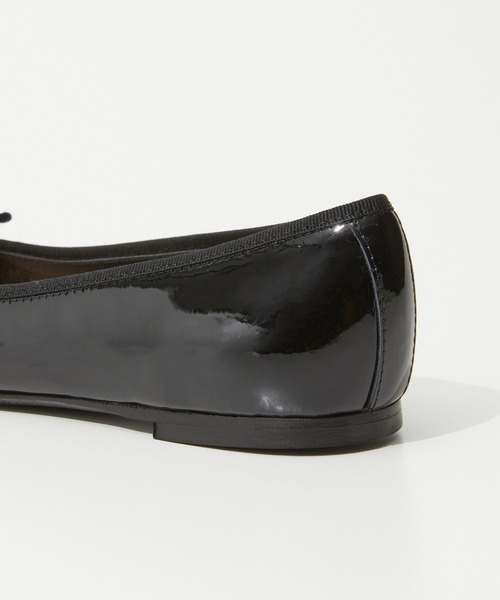 FABIO RUSCONI（ファビオルスコーニ）の「FABIO RUSCONI BALLET SHOES ファビオルスコーニ バレエシューズ フラット レザー パンプス（パンプス・レディース・ブラック/シルバー・39/38/37/36）」の9枚目の写真