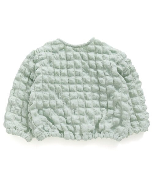 Seraph（セラフ）の「【2way】ポップコーンカーディガン（カーディガン/ボレロ・キッズ・ブラック/アイボリー/ミント・90/110/130/150）」の6枚目の写真