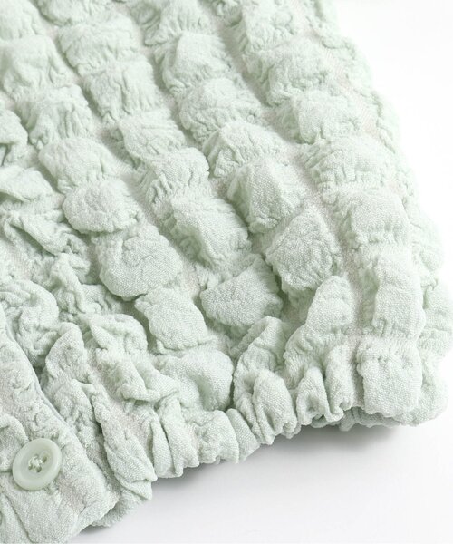 Seraph（セラフ）の「【2way】ポップコーンカーディガン（カーディガン/ボレロ・キッズ・ブラック/アイボリー/ミント・90/110/130/150）」の12枚目の写真