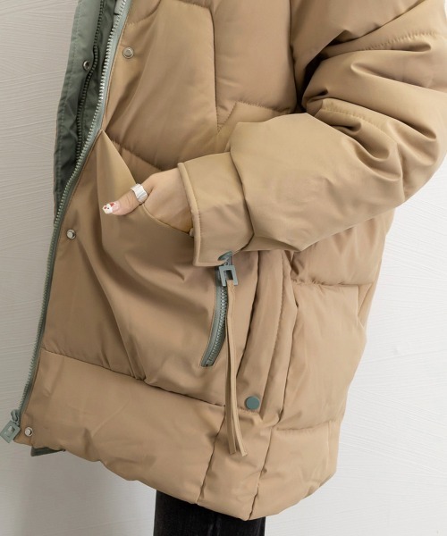 セール】フェイクダウンコート中綿ジャケット韓国風（ダウンジャケット