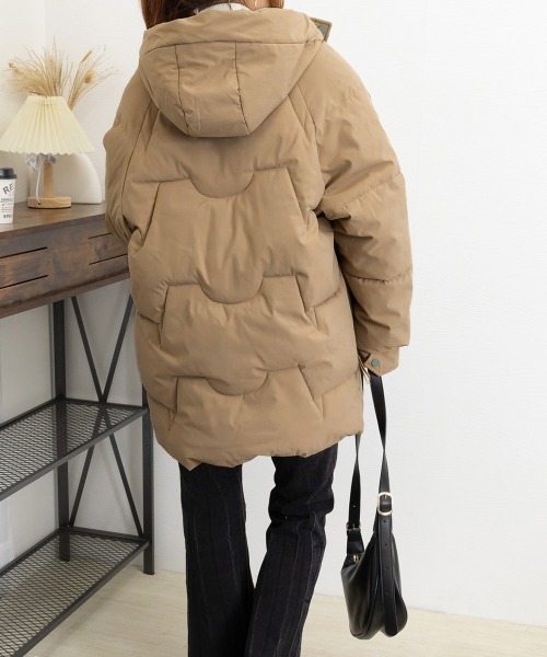 セール】フェイクダウンコート中綿ジャケット韓国風（ダウンジャケット