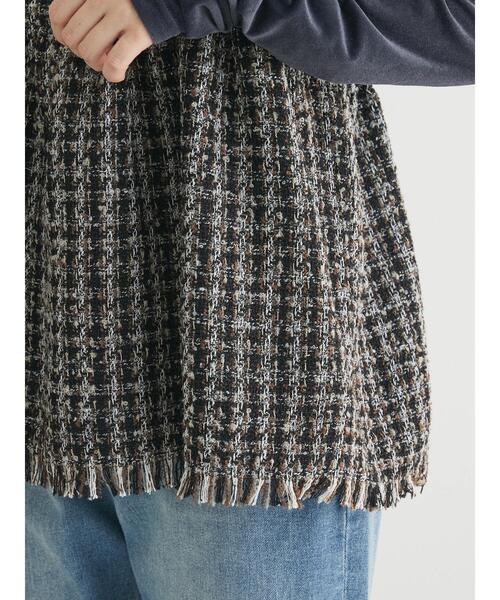 ELENCARE DUE（エレンカーレデュエ）の「・ELENCARE　DUE　ツイードバックリボンキャミ（インナーウェア/肌着・レディース・ブラウン/ブラック/グリーン・FREE）」の16枚目の写真