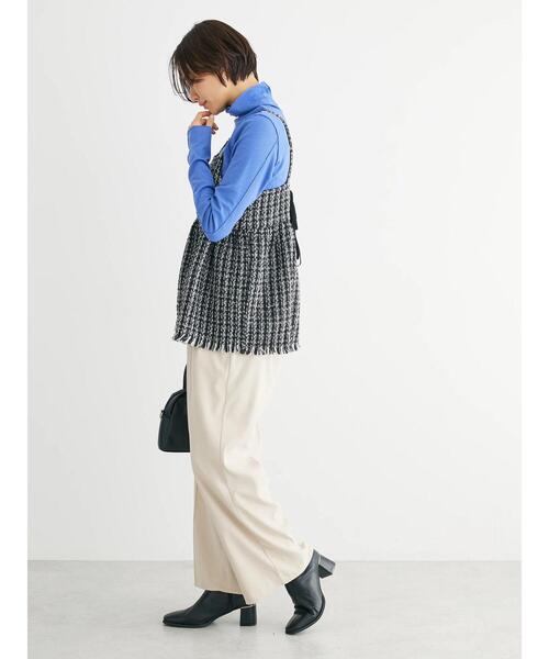 ELENCARE DUE（エレンカーレデュエ）の「・ELENCARE　DUE　ツイードバックリボンキャミ（インナーウェア/肌着・レディース・ブラウン/ブラック/グリーン・FREE）」の18枚目の写真