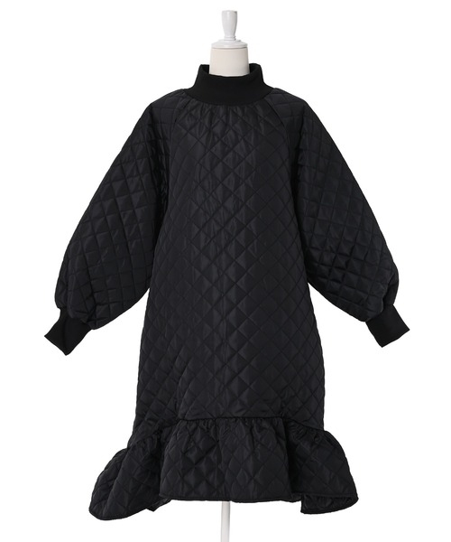 Narcissus（ナルシス）の「【Narcissus】キルティングフリルワンピース（ワンピース・レディース・ブラック・FREE）」の6枚目の写真