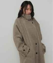 Enewd nina（エニュードニーナ）の「【ZOZO限定】スタンドカラー ウールコート（ダウンジャケット/コート）」