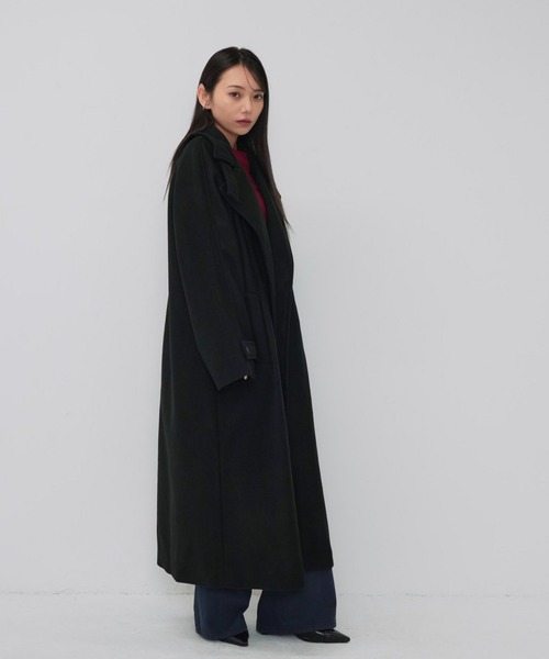 セール】【ZOZO限定】スタンドカラー ウールコート（ダウンジャケット