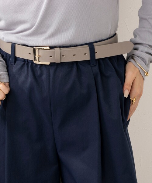 NOLLEY’S（ノーリーズ）の「ウォッシャブルイージーケアツイルワイドパンツ（その他パンツ・レディース・ネイビー/ホワイト/ベージュ・38/36/40）」の14枚目の写真