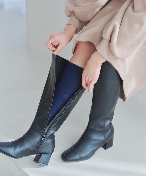 KOBE LETTUCE（コウベレタス）の「27hpa着圧ソックス（ソックス/靴下・レディース・グレー/チャコールグレー/オフホワイト/ブラック/ネイビー・FREE）」の15枚目の写真