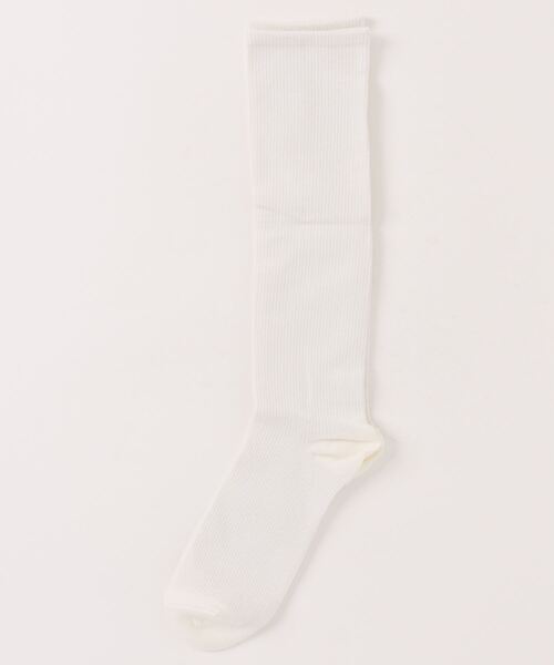 KOBE LETTUCE（コウベレタス）の「27hpa着圧ソックス（ソックス/靴下・レディース・グレー/チャコールグレー/オフホワイト/ブラック/ネイビー・FREE）」の17枚目の写真