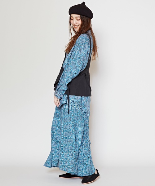 チャイハネ（チャイハネ）の「【チャイハネ】トラベベスト（ベスト・レディース・ブラック/ベージュ・FREE）」の9枚目の写真