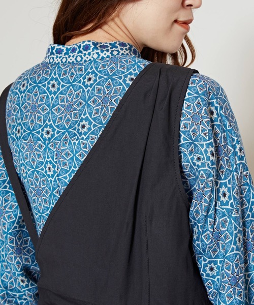 チャイハネ（チャイハネ）の「【チャイハネ】トラベベスト（ベスト・レディース・ブラック/ベージュ・FREE）」の6枚目の写真