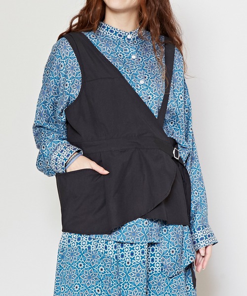 チャイハネ（チャイハネ）の「【チャイハネ】トラベベスト（ベスト・レディース・ブラック/ベージュ・FREE）」の3枚目の写真