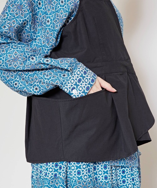 チャイハネ（チャイハネ）の「【チャイハネ】トラベベスト（ベスト・レディース・ブラック/ベージュ・FREE）」の14枚目の写真