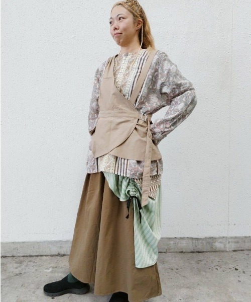 チャイハネ（チャイハネ）の「【チャイハネ】トラベベスト（ベスト・レディース・ブラック/ベージュ・FREE）」の16枚目の写真