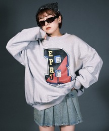 【ユニセックス】【RePRODUCTION LABEL / リプロダクションレーベル】カレッジロゴスウェット