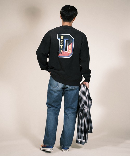 RePRODUCTION LABEL(リプロダクションレーベル)の「【ユニセックス】【RePRODUCTION LABEL / リプロダクションレーベル】カレッジロゴスウェット(スウェット・レディース・ブラック/グレー・FREE)」の21枚目の写真