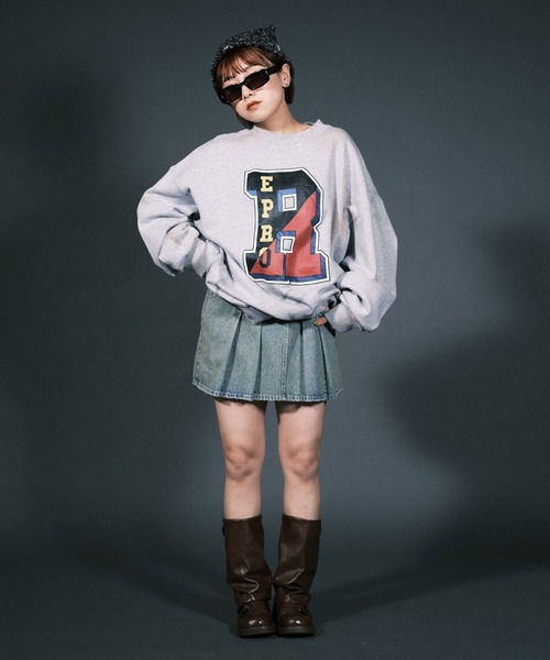 RePRODUCTION LABEL(リプロダクションレーベル)の「【ユニセックス】【RePRODUCTION LABEL / リプロダクションレーベル】カレッジロゴスウェット(スウェット・レディース・ブラック/グレー・FREE)」の18枚目の写真