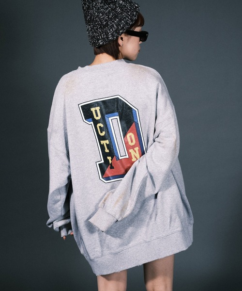 RePRODUCTION LABEL(リプロダクションレーベル)の「【ユニセックス】【RePRODUCTION LABEL / リプロダクションレーベル】カレッジロゴスウェット(スウェット・レディース・ブラック/グレー・FREE)」の17枚目の写真