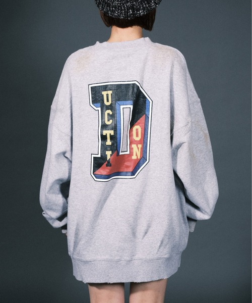 RePRODUCTION LABEL(リプロダクションレーベル)の「【ユニセックス】【RePRODUCTION LABEL / リプロダクションレーベル】カレッジロゴスウェット(スウェット・レディース・ブラック/グレー・FREE)」の12枚目の写真